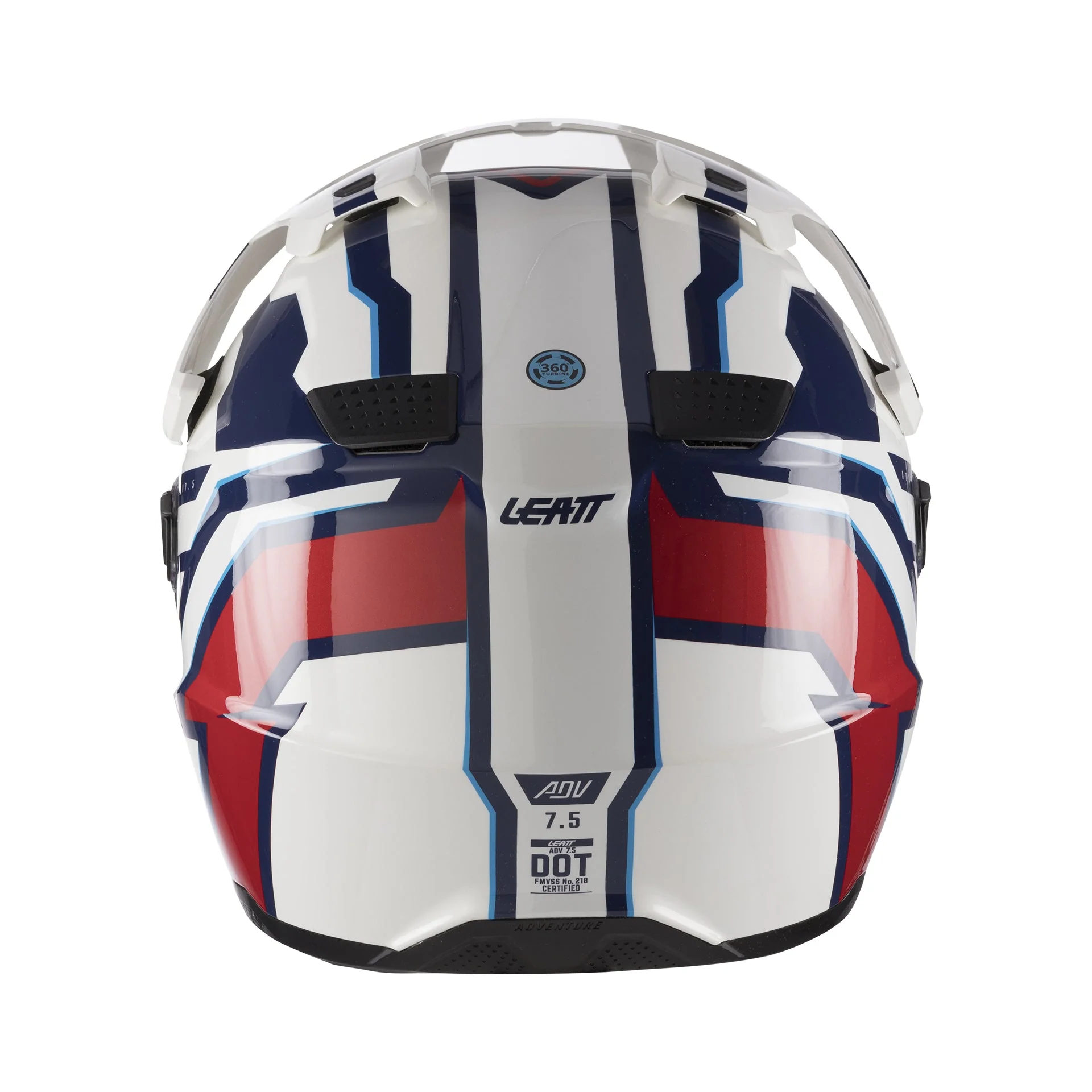 Leatt Adv 7.5 Beyaz Mavi Motosiklet Kaskı