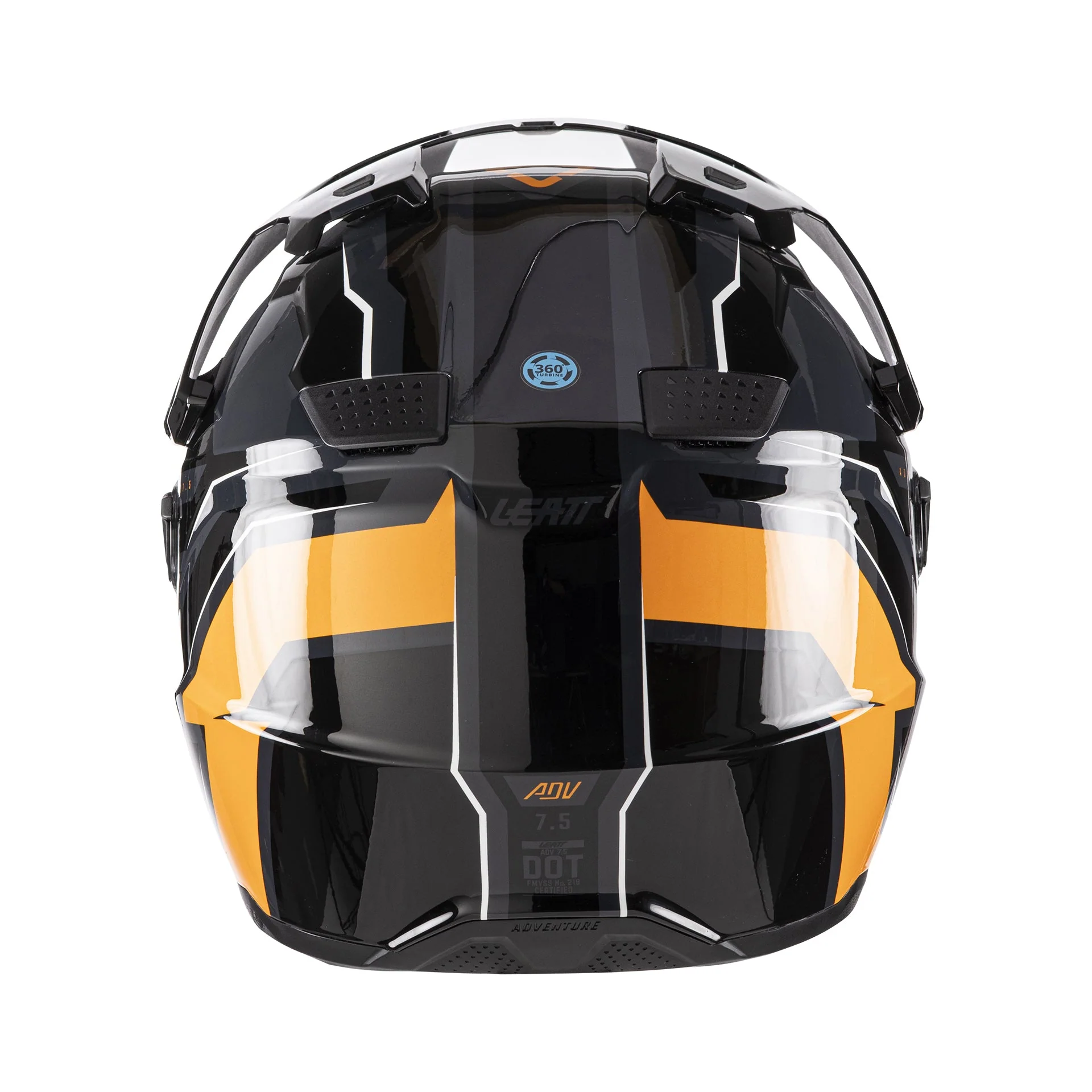 Leatt Adv 7.5 Siyah Turuncu Motosiklet Kaskı