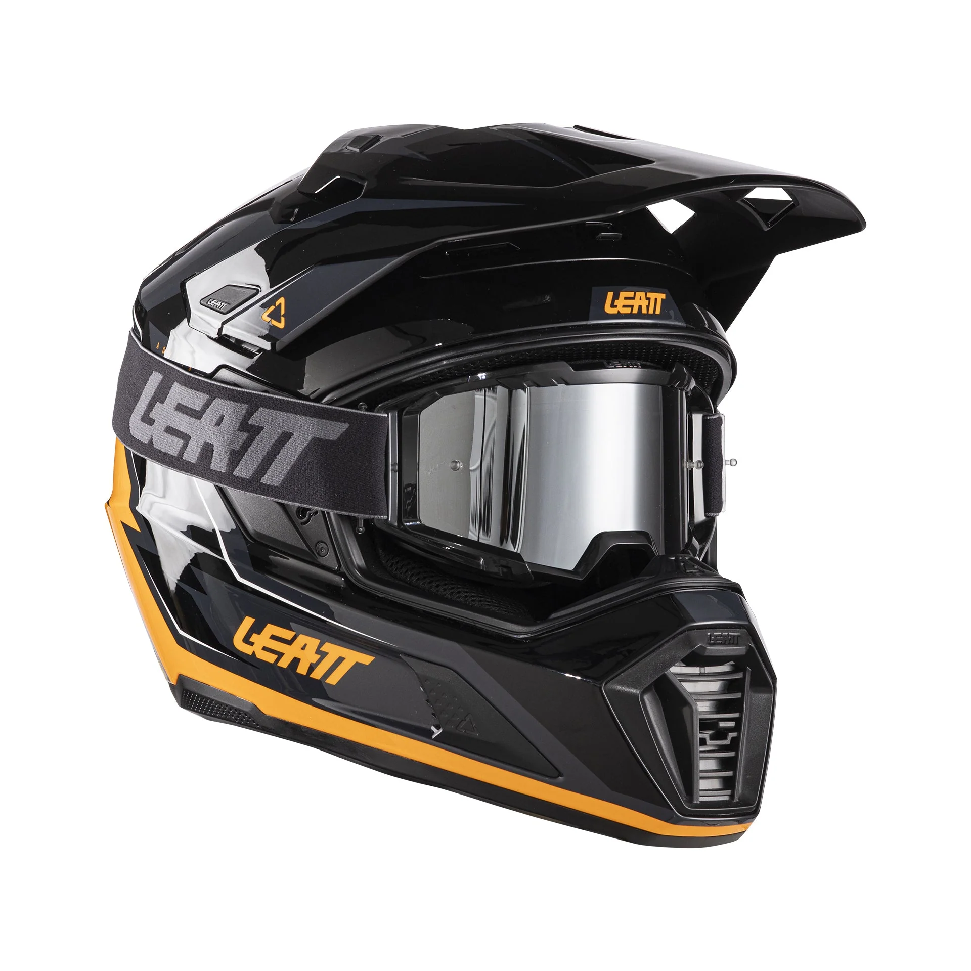 Leatt Adv 7.5 Siyah Turuncu Motosiklet Kaskı