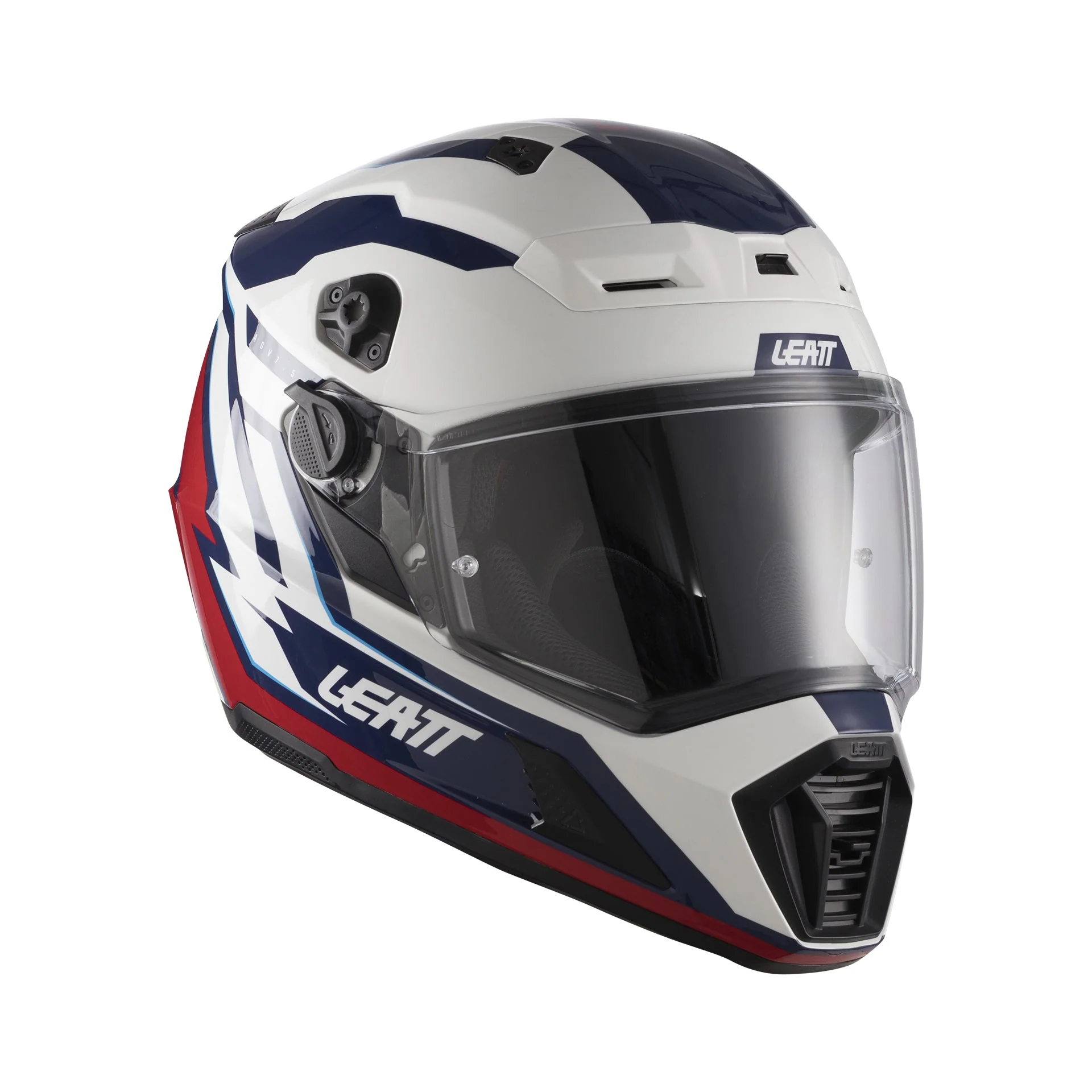 Leatt Adv 7.5 Beyaz Mavi Motosiklet Kaskı