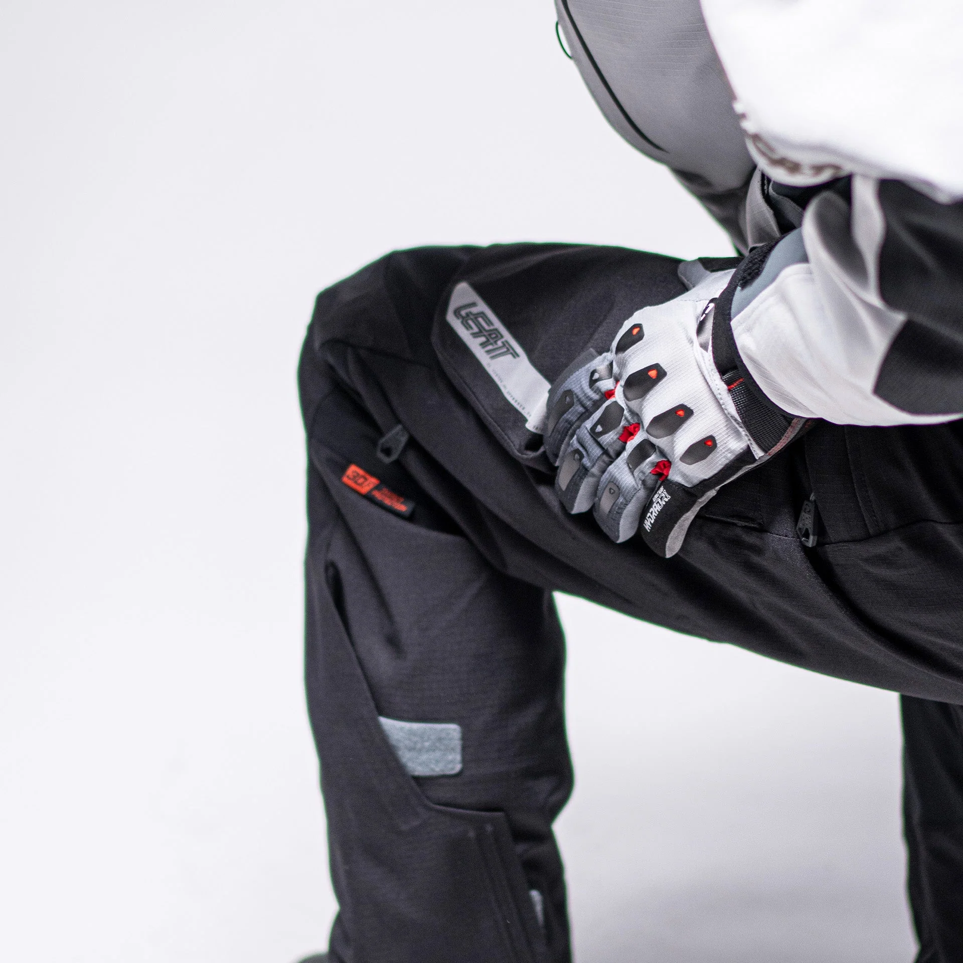 Leatt Adv Dri-Tour 5.5 Kısa Siyah Motosiklet Pantolonu