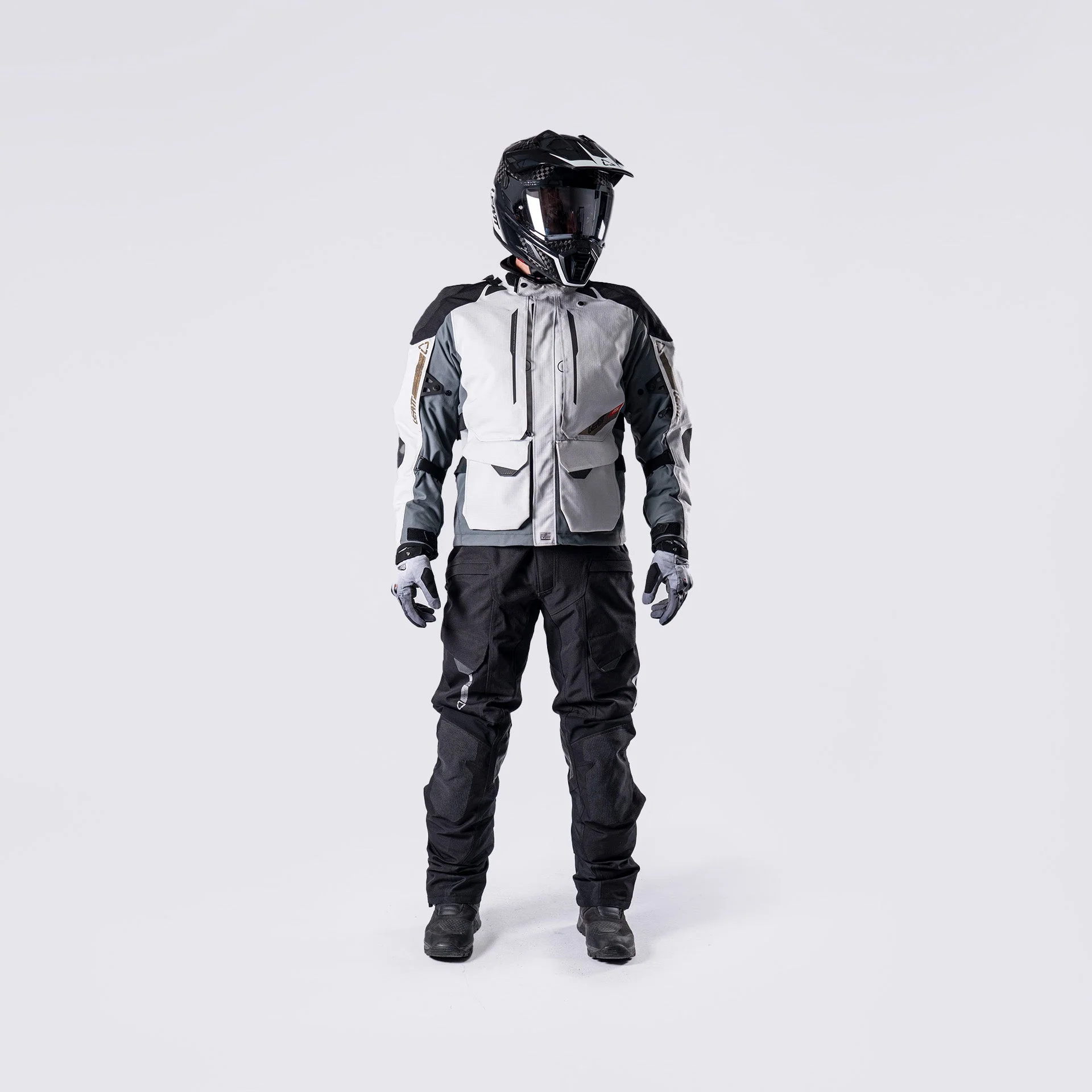 Leatt Adv Dri-Tour 5.5 Kısa Siyah Motosiklet Pantolonu