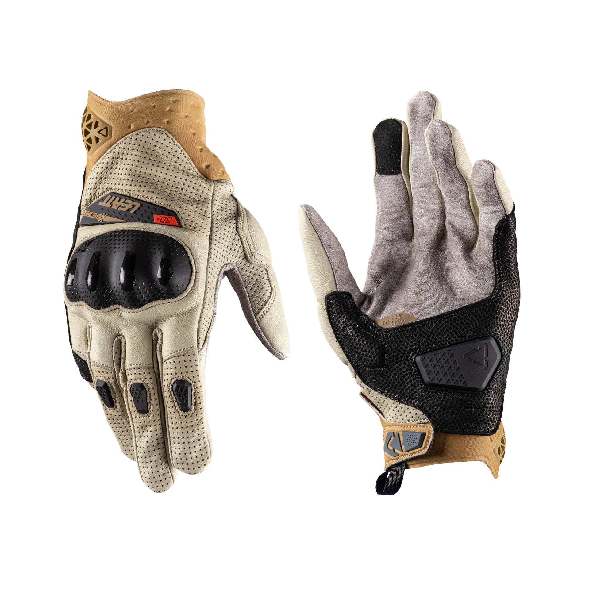 Leatt Adv X-Flow 8.5 Kısa Kahverengi Motosiklet Eldiveni