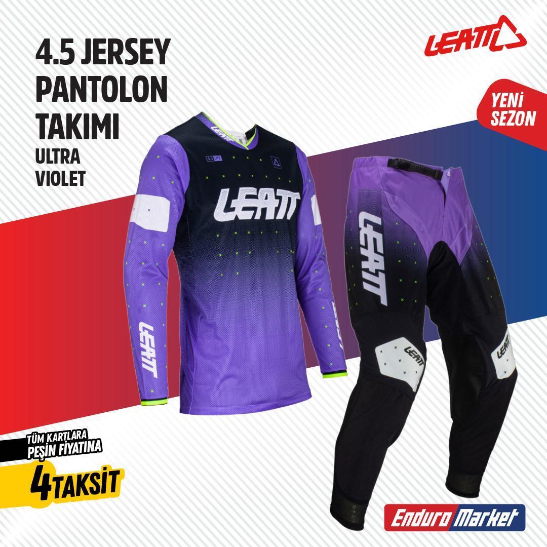 LEATT MOR SİYAH JERSEY PANTLON TAKIMI
