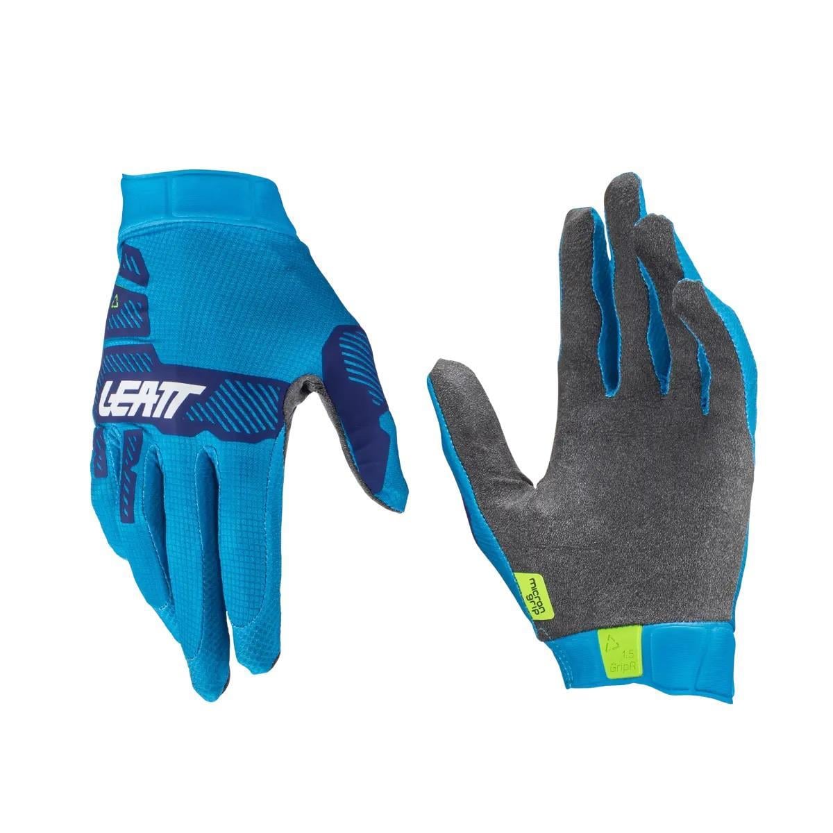 LEATT MOTO 1.5 GRIPR ELDİVEN MAVİ
