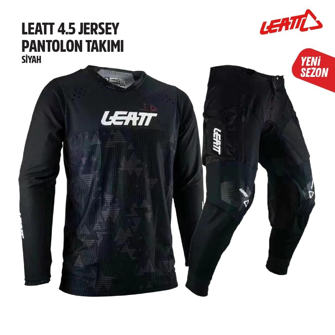 Leatt Siyah Jersey Pantolon Takımı