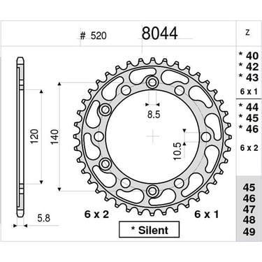 OGNIBENE ARKA DİŞLİ 42T