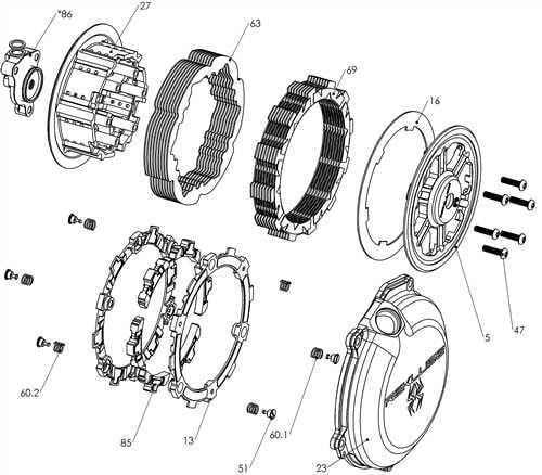 REKLUSE KTM HUSQ 2T 17-19 RADIUSCX CLUTCH