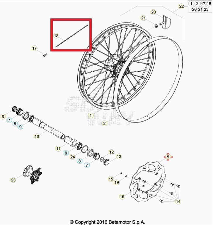 SPOKE BETA ORJ YP B2