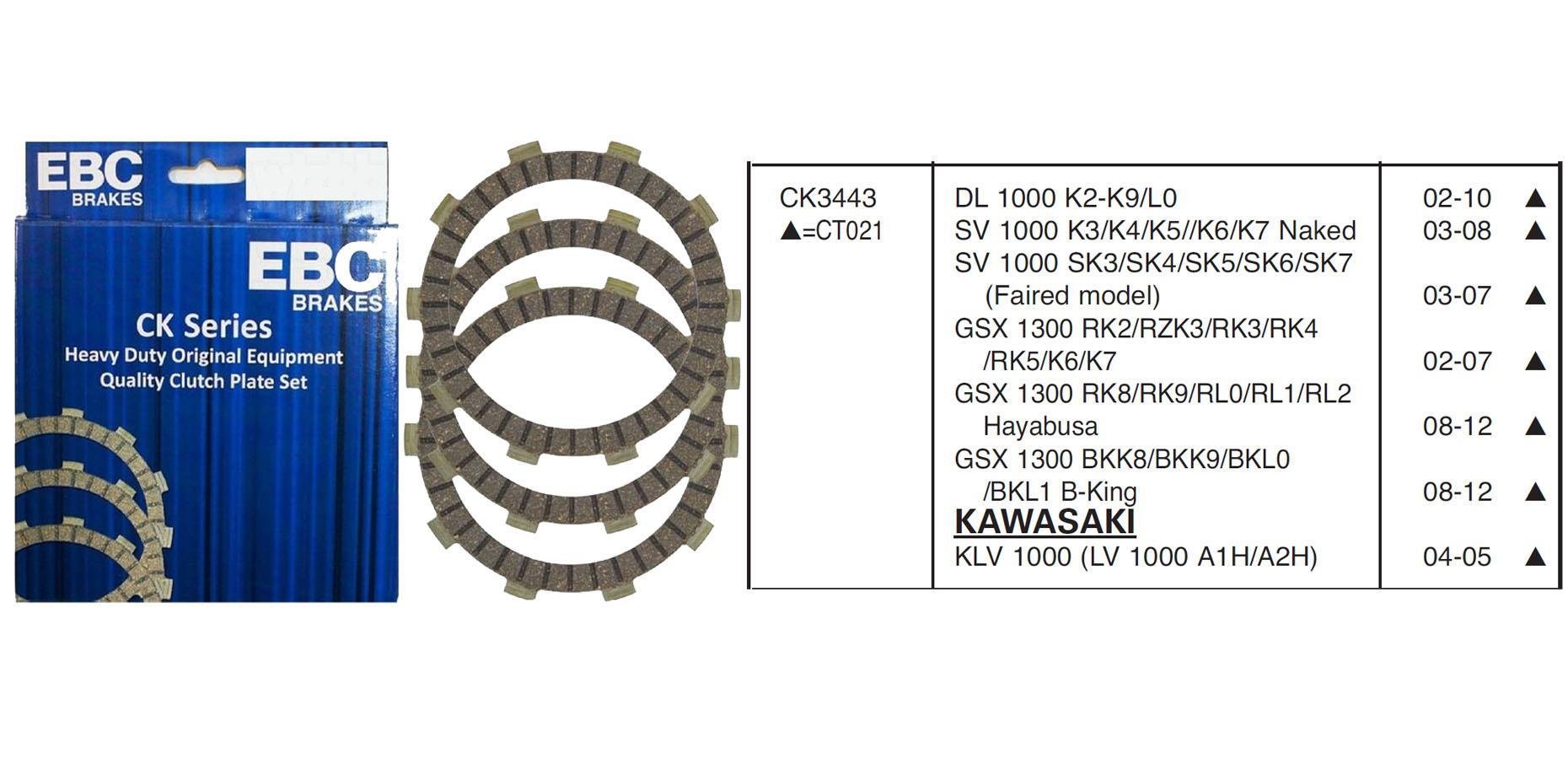 SUZ. DL 1000 02-10 EBC DEBRİYAJ BALATASI