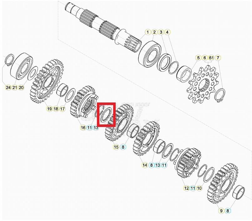 THRUST WASHER 23.32.1,5 BETA ORJ YP B5