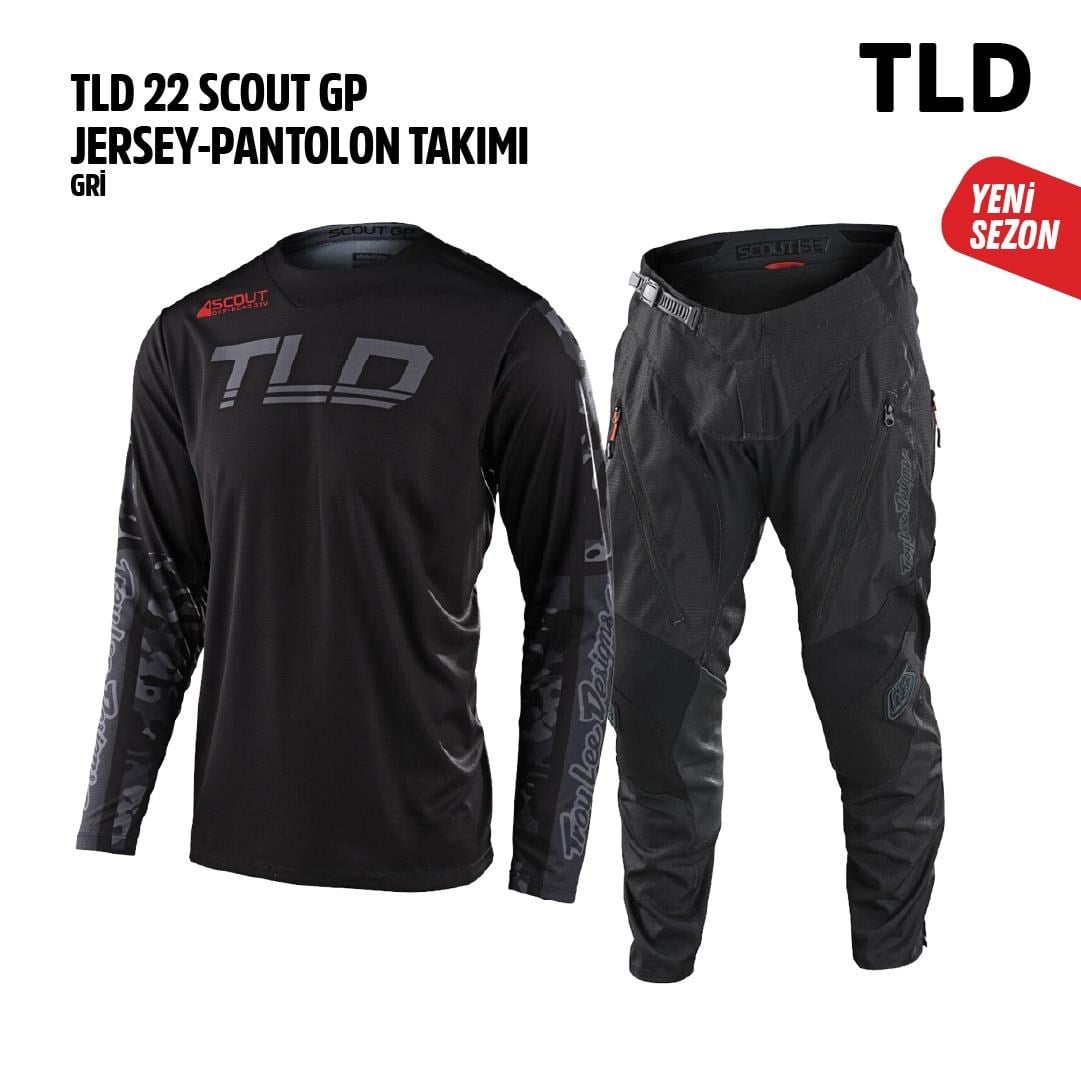 TLD Siyah Jersey Pantolon Takımı
