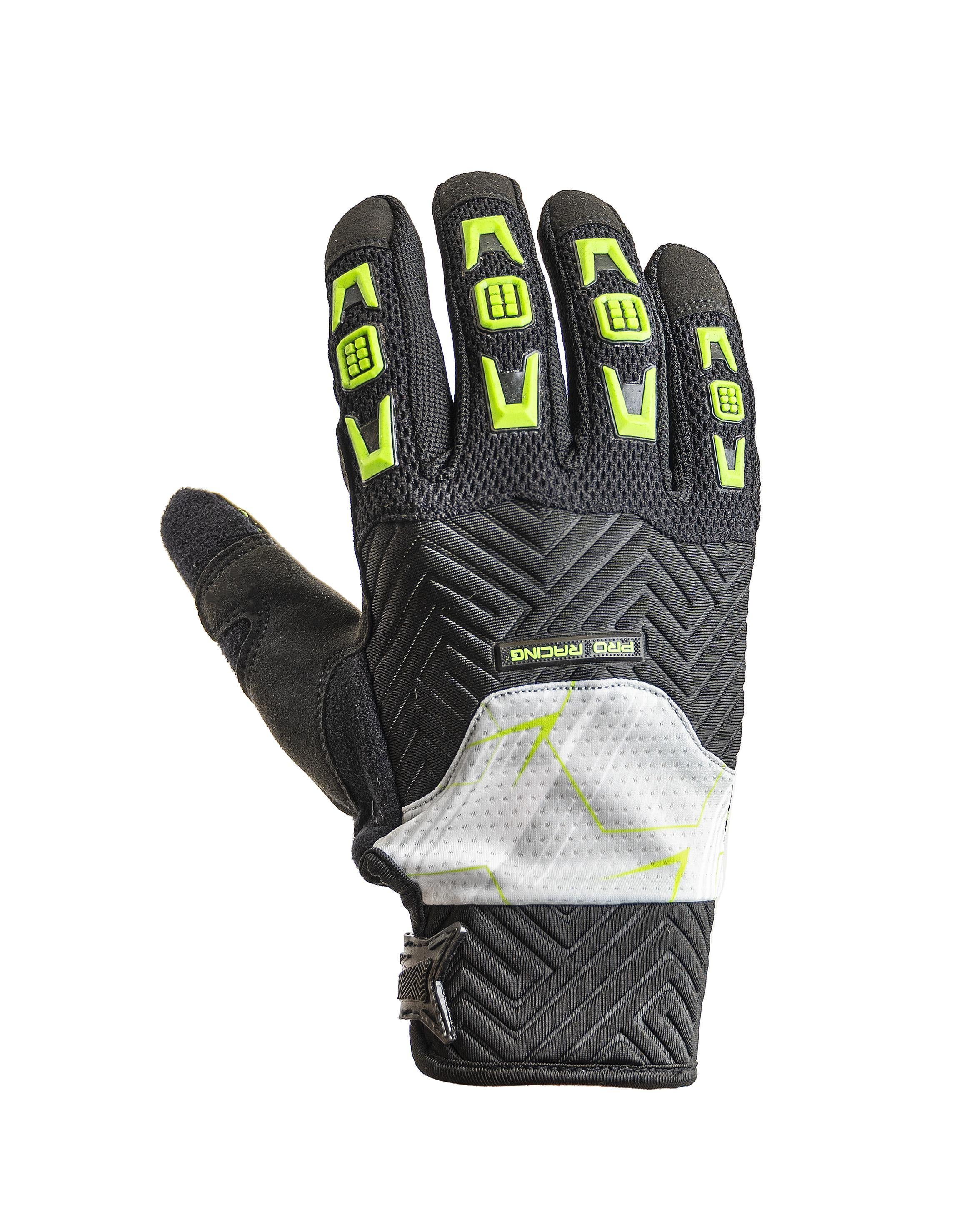 WLF RACING MX ELDİVEN SİYAH YEŞİL