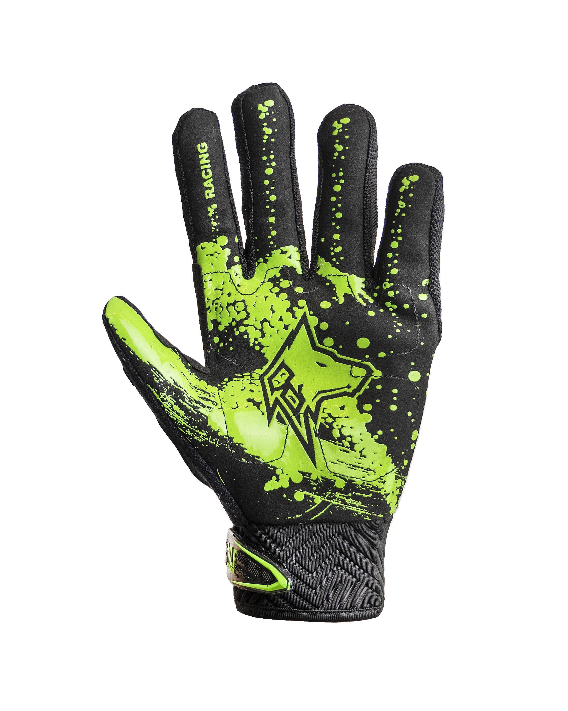 WLF RACING MX ELDİVEN SİYAH YEŞİL
