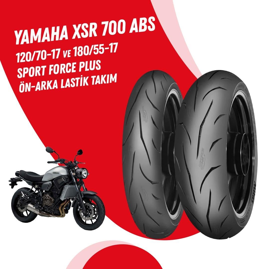 YAMAHA XSR 700 MİTAS SPORT FORCE + LASTİK TAKIMI