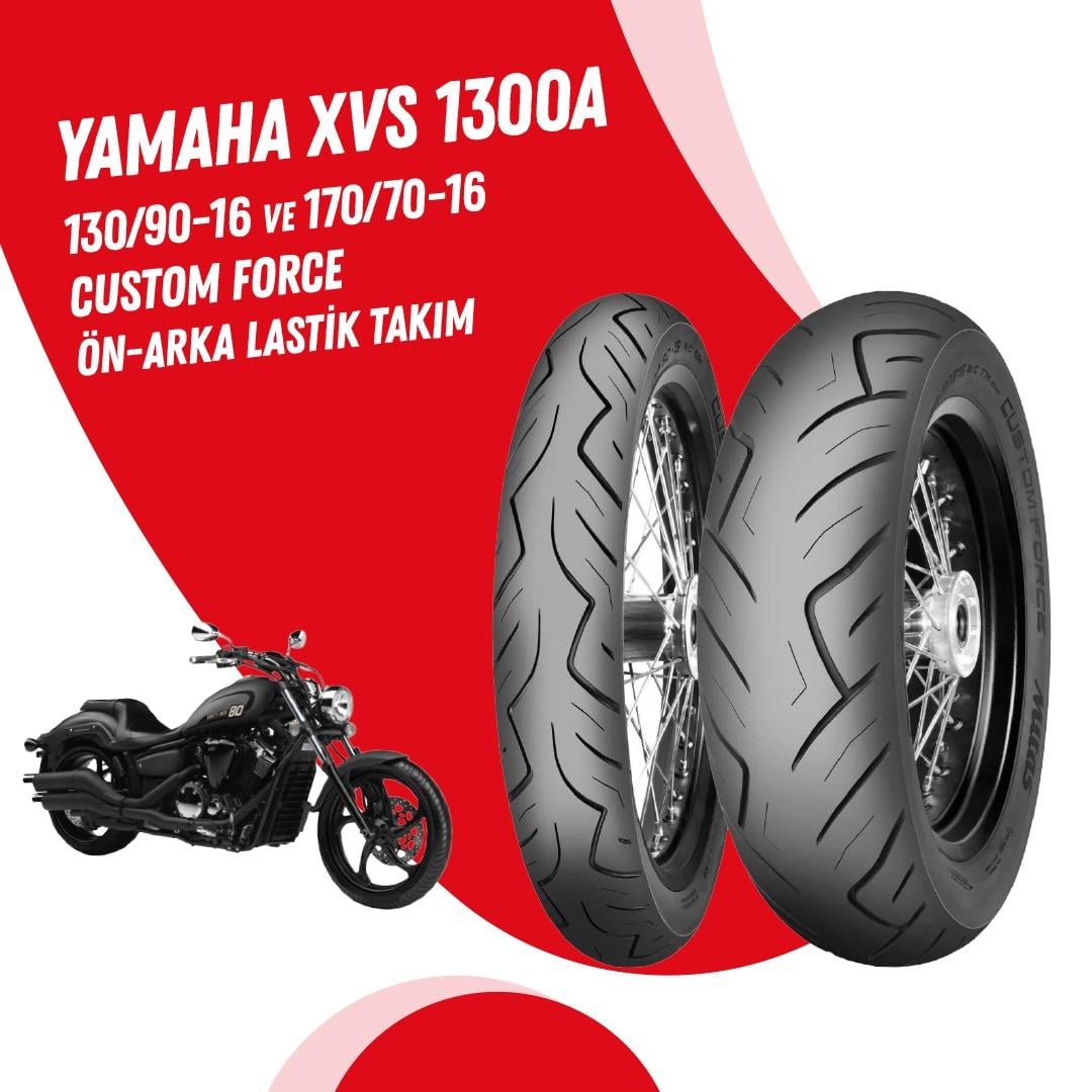 YAMAHA XVS 1300 A MİTAS CUSTOM FORCE LASTİK TAKIMI