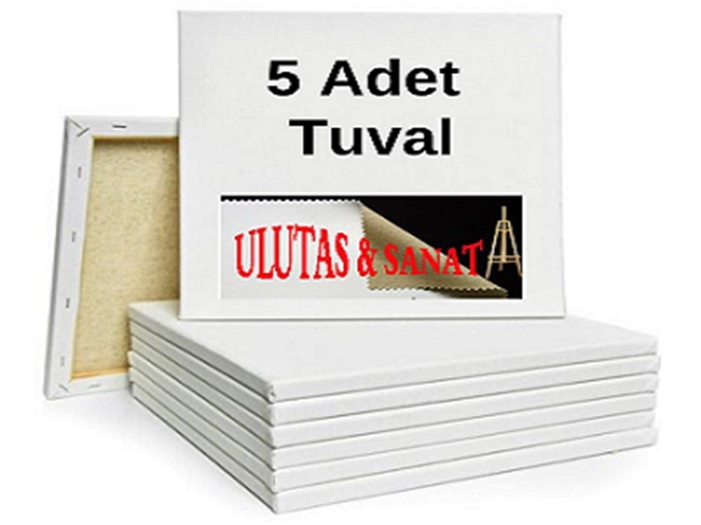 E Tuval 35x50 cm  x 5 ad