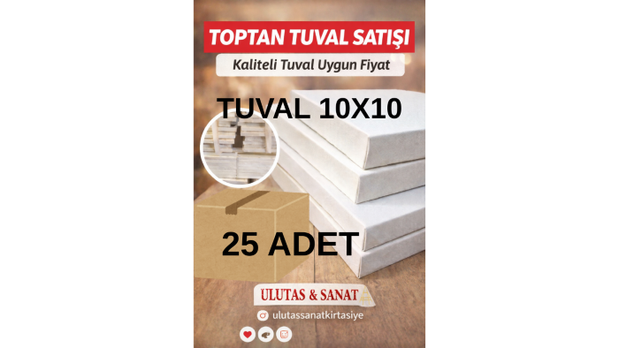 Tuval E 10x10 cm
