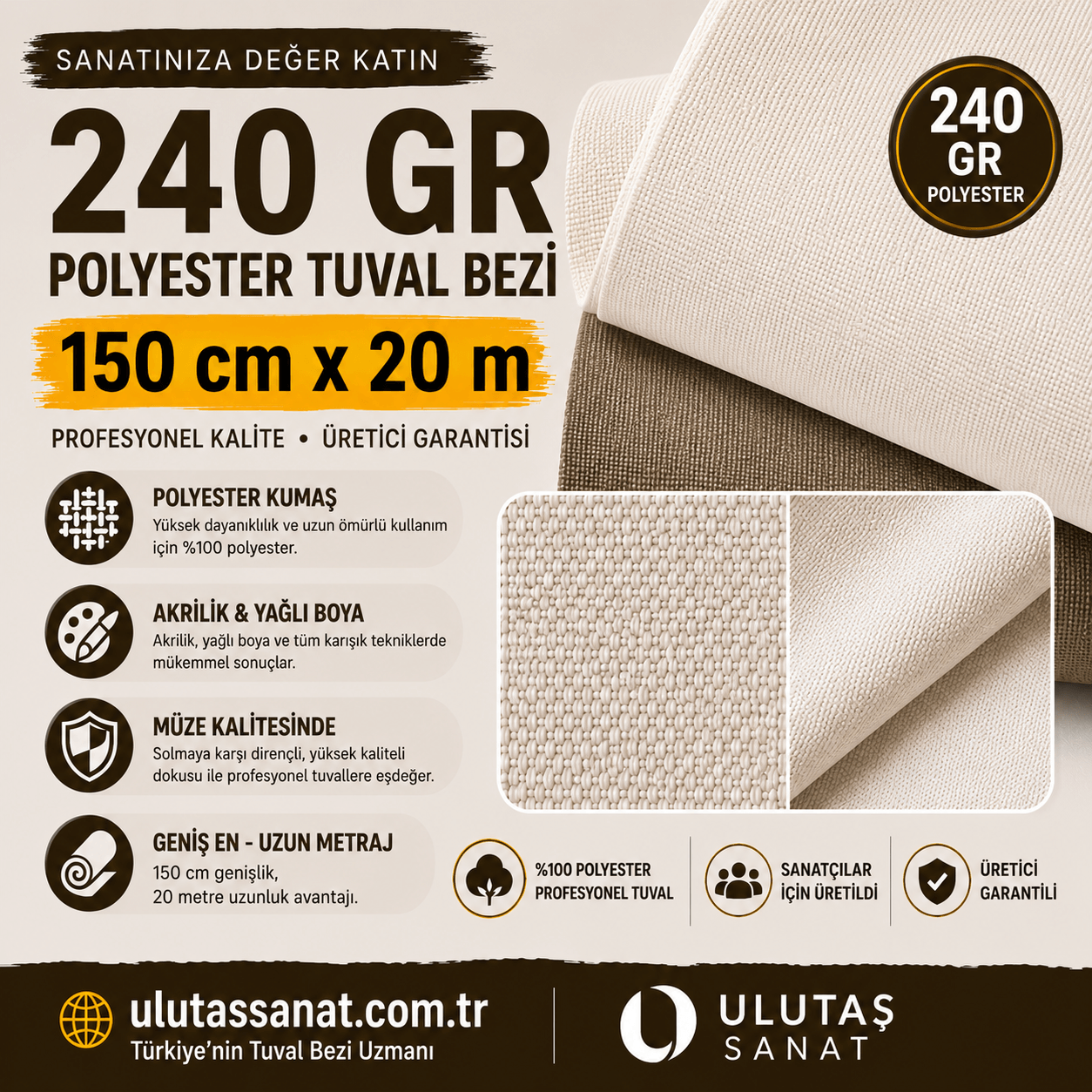Ucuz Tuval Bezi 