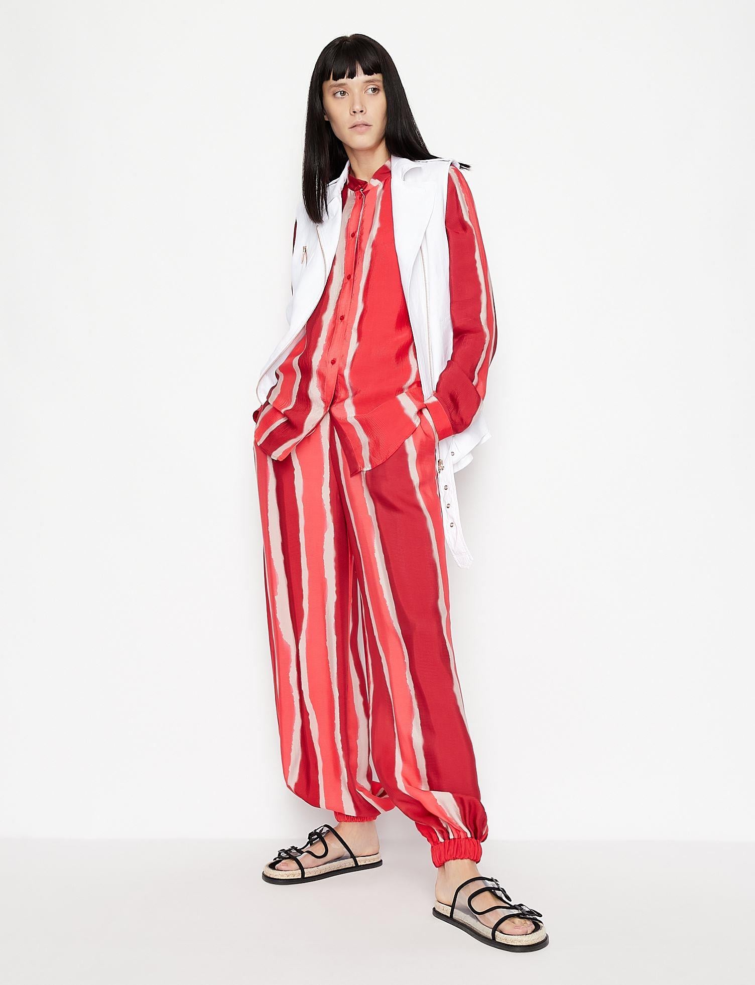 ARMANI EXCHANGE BOL KESİM ŞİFON PANTOLON
