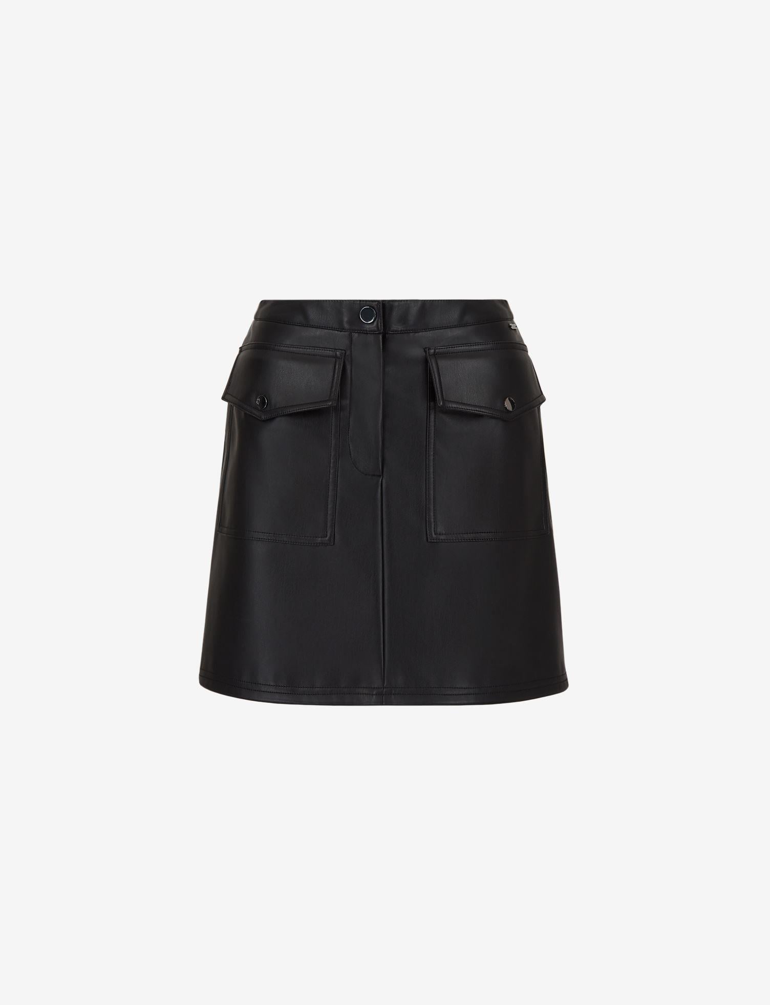 ARMANI EXCHANGE DERİ MİNİ ETEK