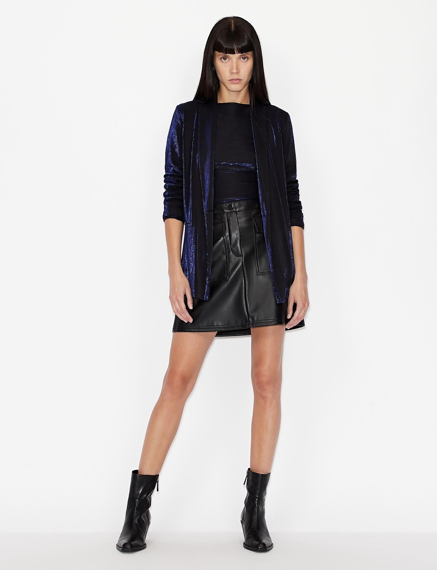 ARMANI EXCHANGE DERİ MİNİ ETEK