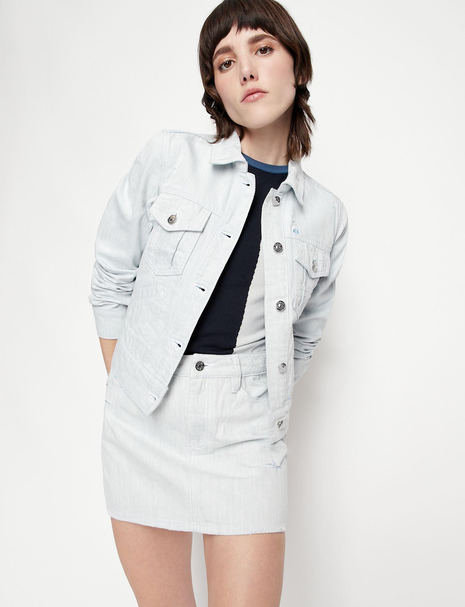 ARMANI EXCHANGE MİNİ KOT ETEK