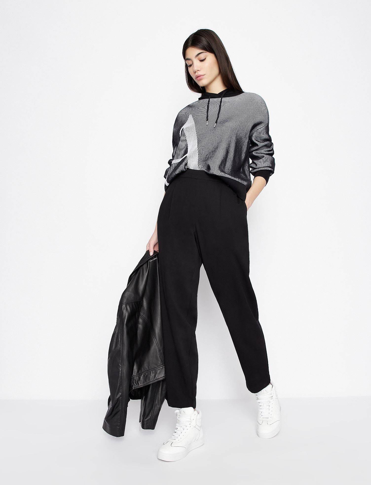 ARMANI EXCHANGE YÜKSEK BEL REGULAR KESİM PANTOLON