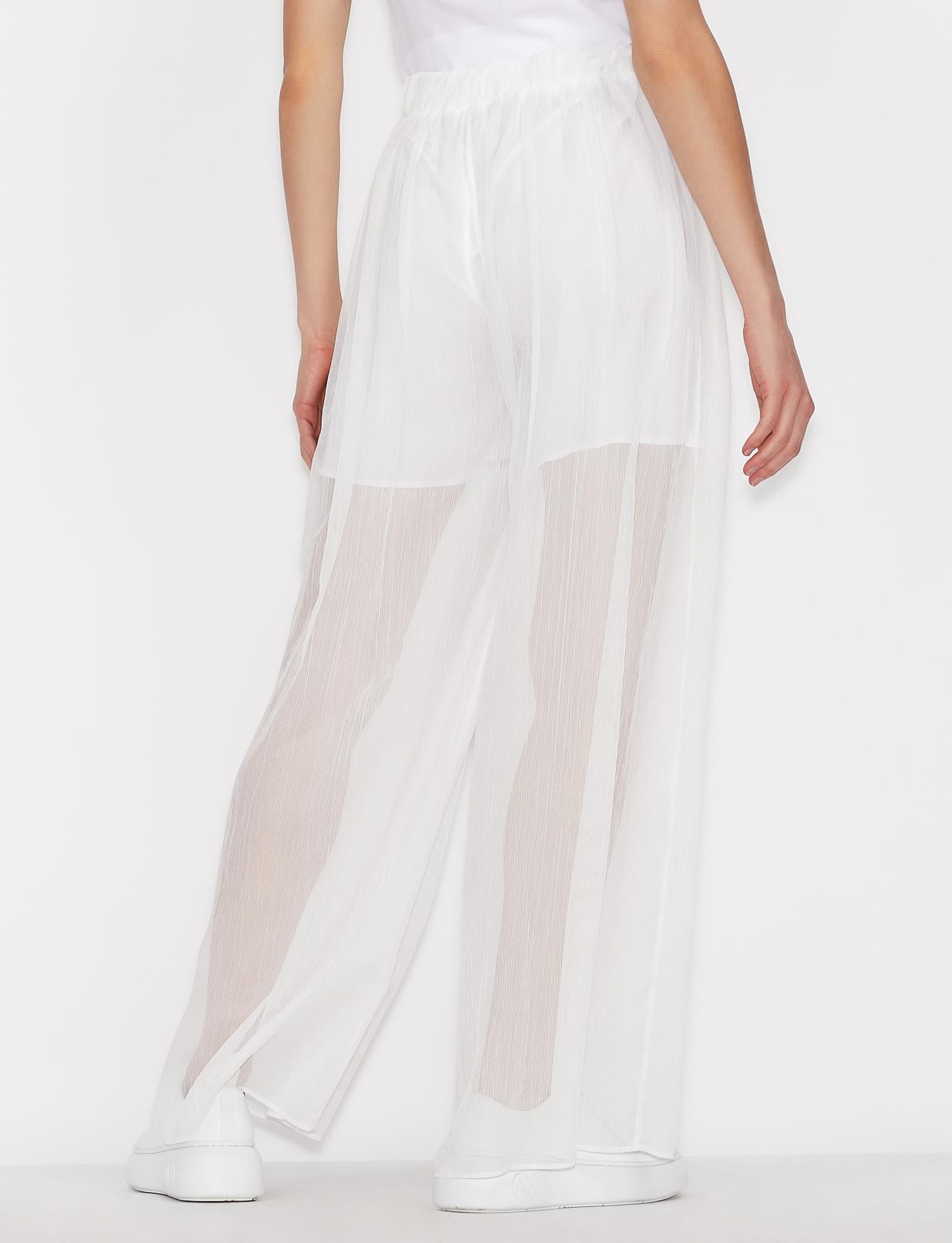 BELDEN LASTİKLİ CEPLİ TÜL PANTOLON