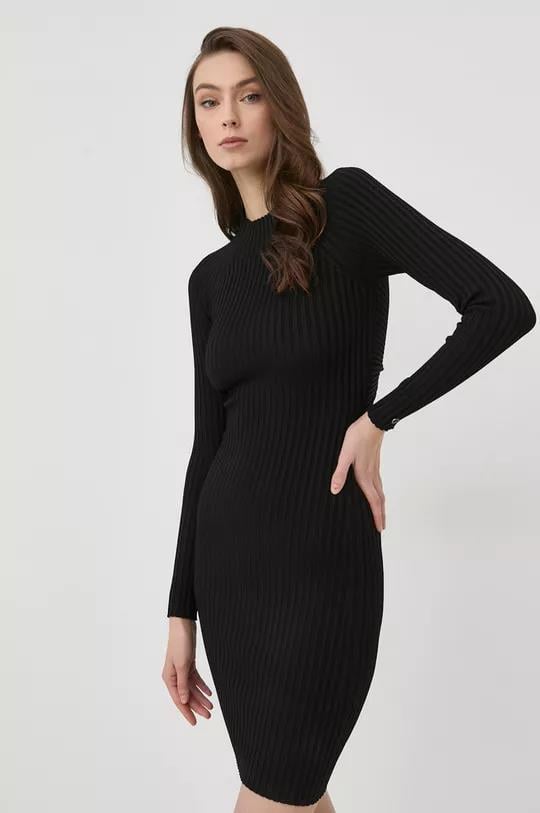 GUESS SIRT DETAYLI TRİKO ELBİSE