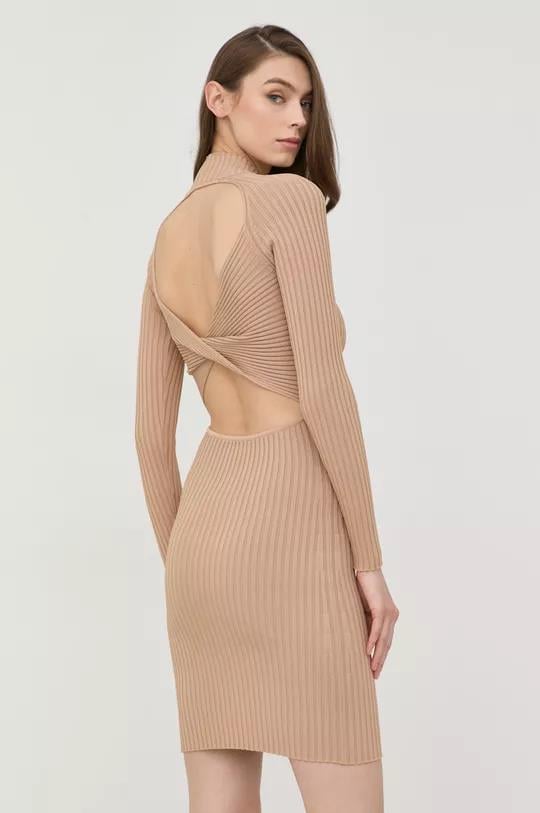 GUESS SIRT DETAYLI TRİKO ELBİSE