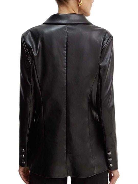 W4YN50WF8P0 GUESS KADIN DERİ BLAZER