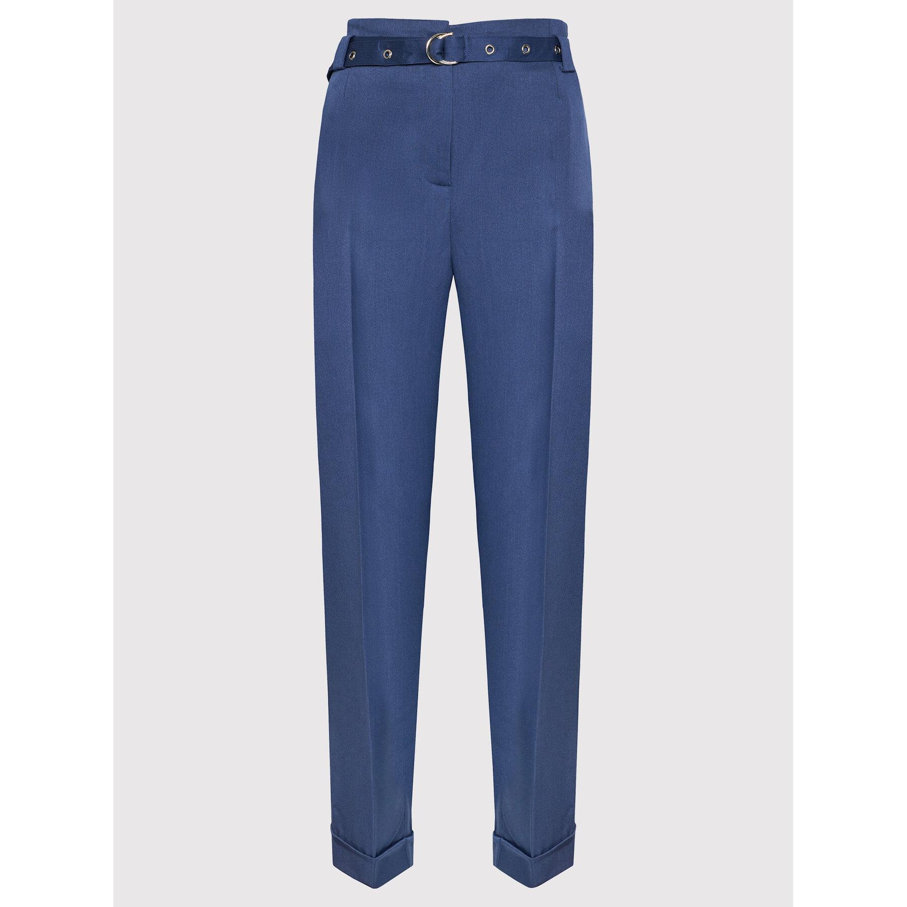 YÜKSEK BEL KEMERLİ REGULAR KESİM PANTOLON