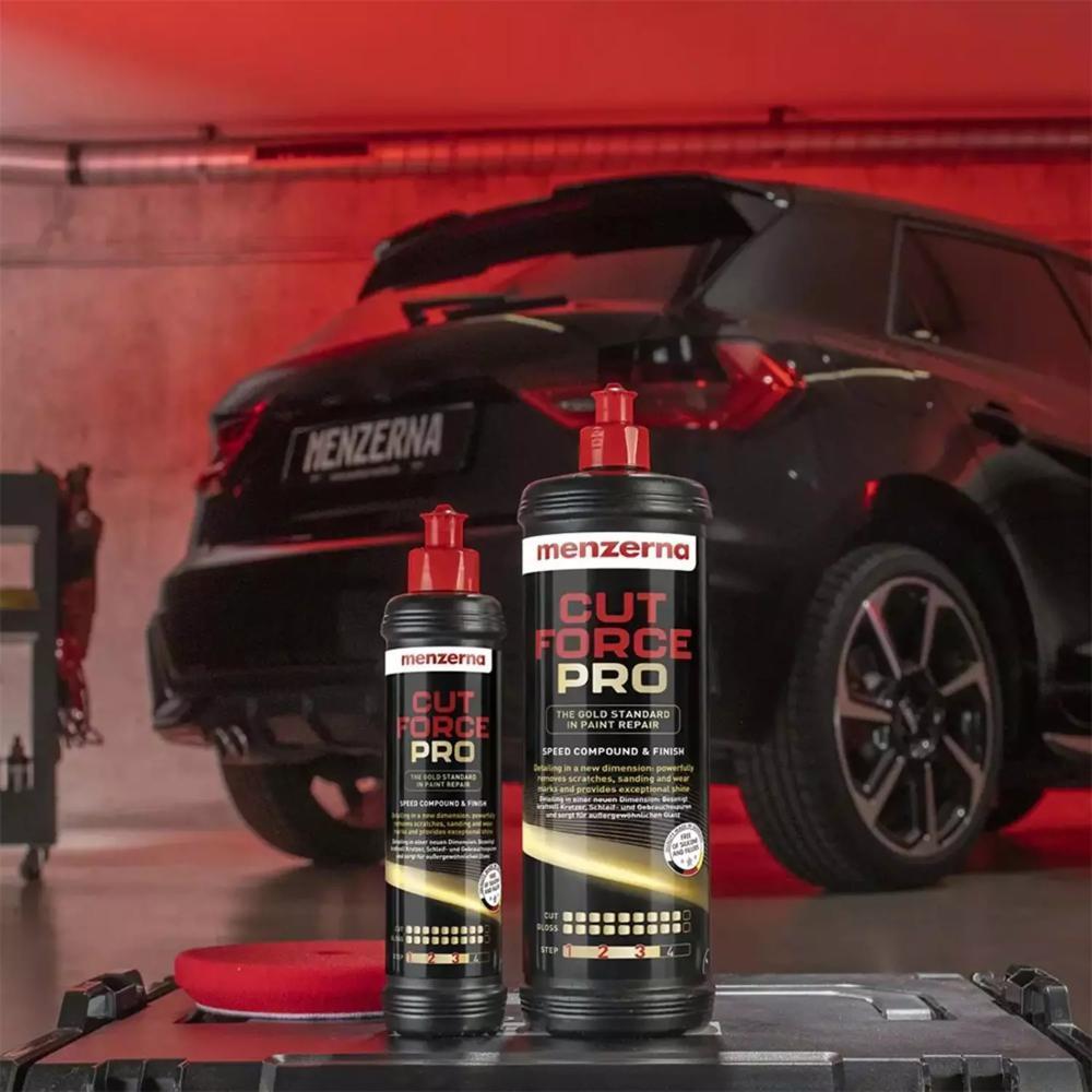 MENZERNA Cut Force Pro Altın Seri Ağır Çizik Giderici Kalın Pasta - 1 Lt