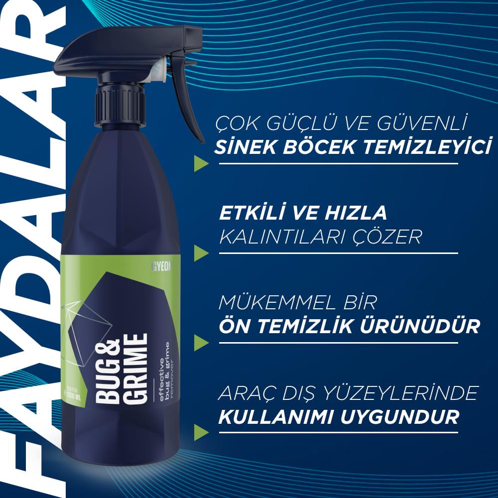 GYEON Q²M Bug&Grime Araç Sinek Böcek Leke Temizleyici - 1000 ml