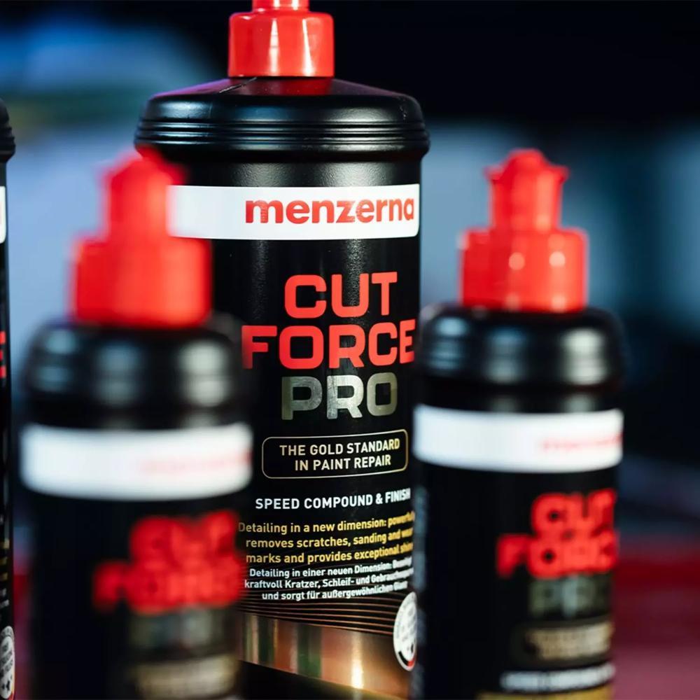 MENZERNA Cut Force Pro Altın Seri Ağır Çizik Giderici Kalın Pasta - 1 Lt