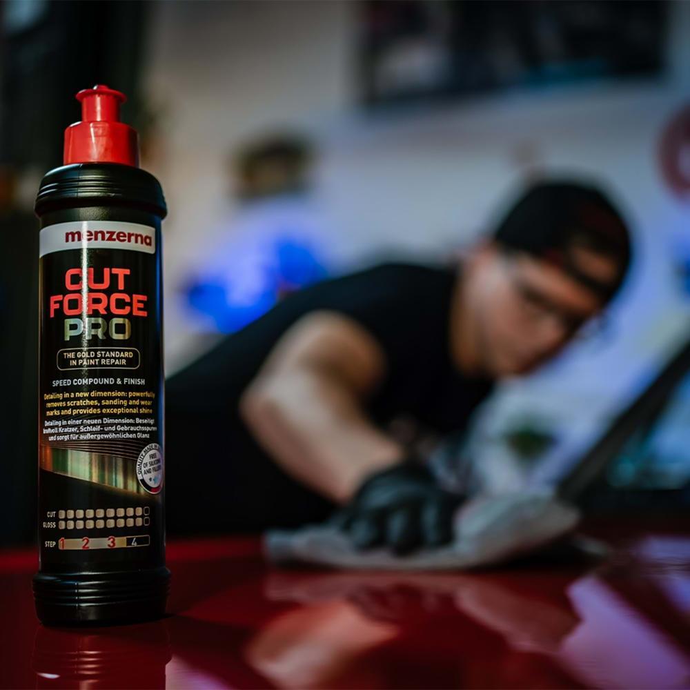 MENZERNA Cut Force Pro Altın Seri Ağır Çizik Giderici Kalın Pasta - 250 Ml