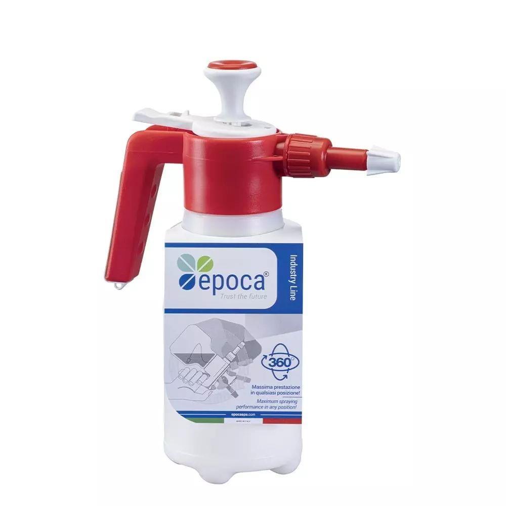 Epoca EP TEC 360° Kimyasal Dayanımlı Basınçlı Pompa 1.3 Litre - NBR (Kırmızı/Beyaz)