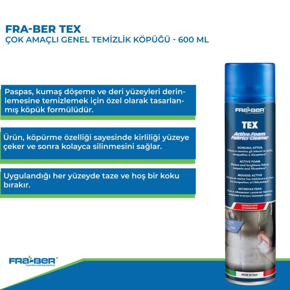 Fra-Ber Tex Çok Amaçlı Genel Temizlik Köpüğü - 600 ml