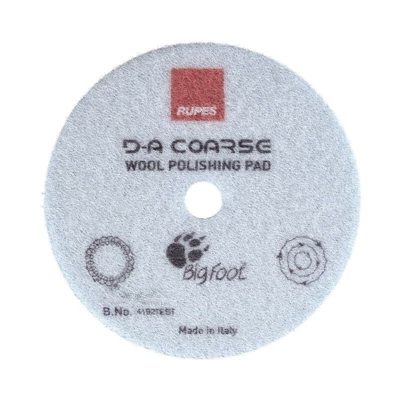 Rupes Da Coarse Agresif Yün Polisaj Keçesi Mavi 130mm
