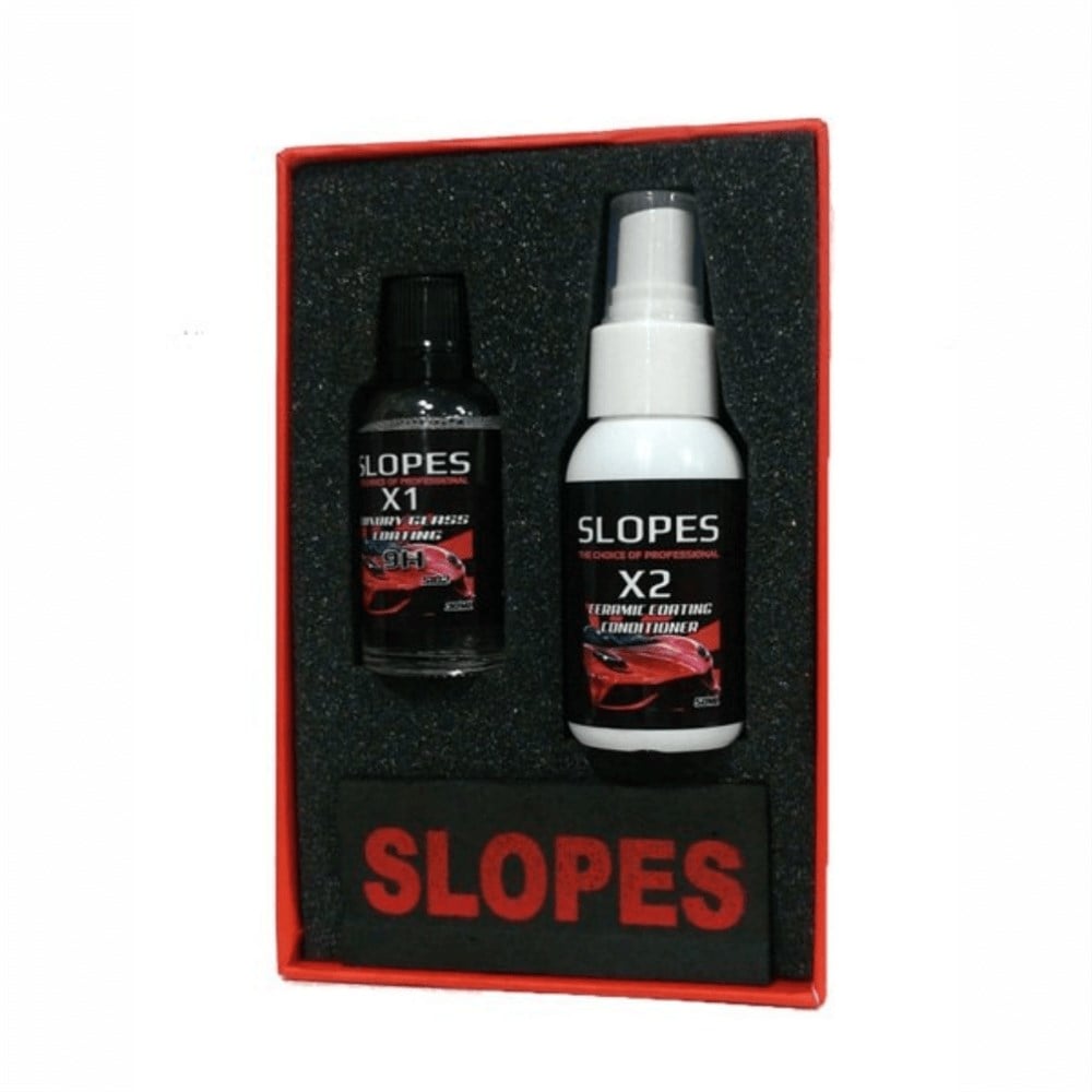 Slopes X1 9H Cam Seramik Kaplama Glass Coating 30ml
