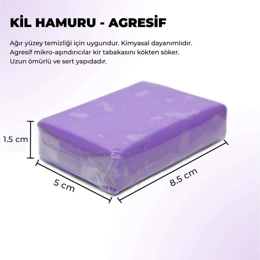 Stark T8 Clay Bar Kil Hamuru Agresif 100 gr