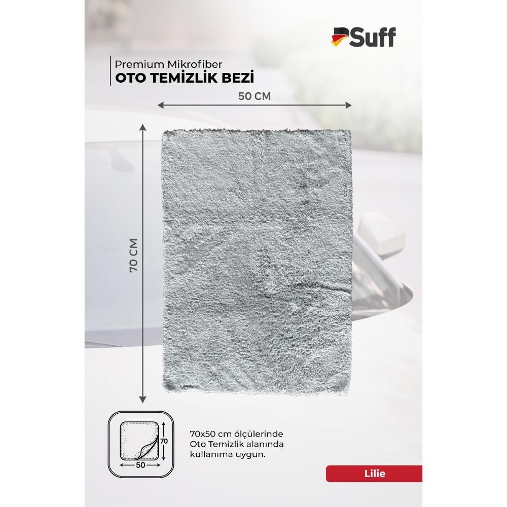 Suff Lilie (Zambak) Oto Temizlik Bezi 70x50