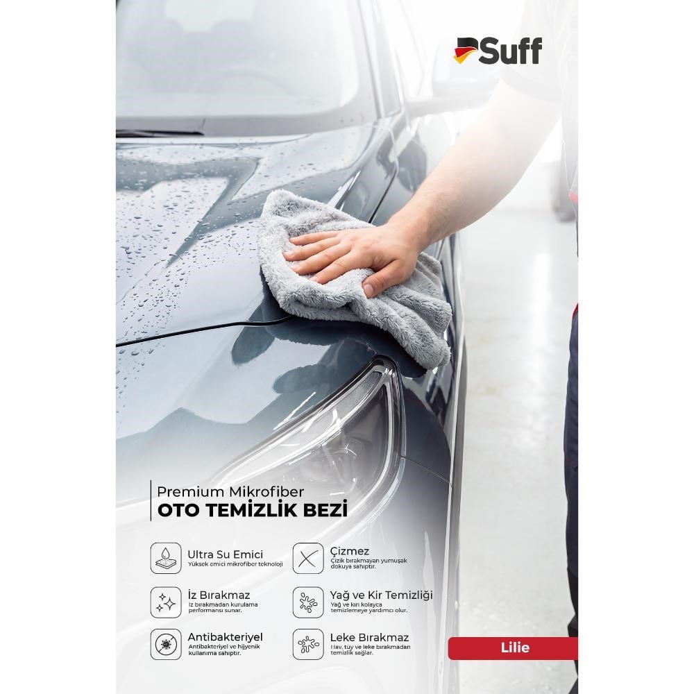 Suff Lilie (Zambak) Oto Temizlik Bezi 70x50