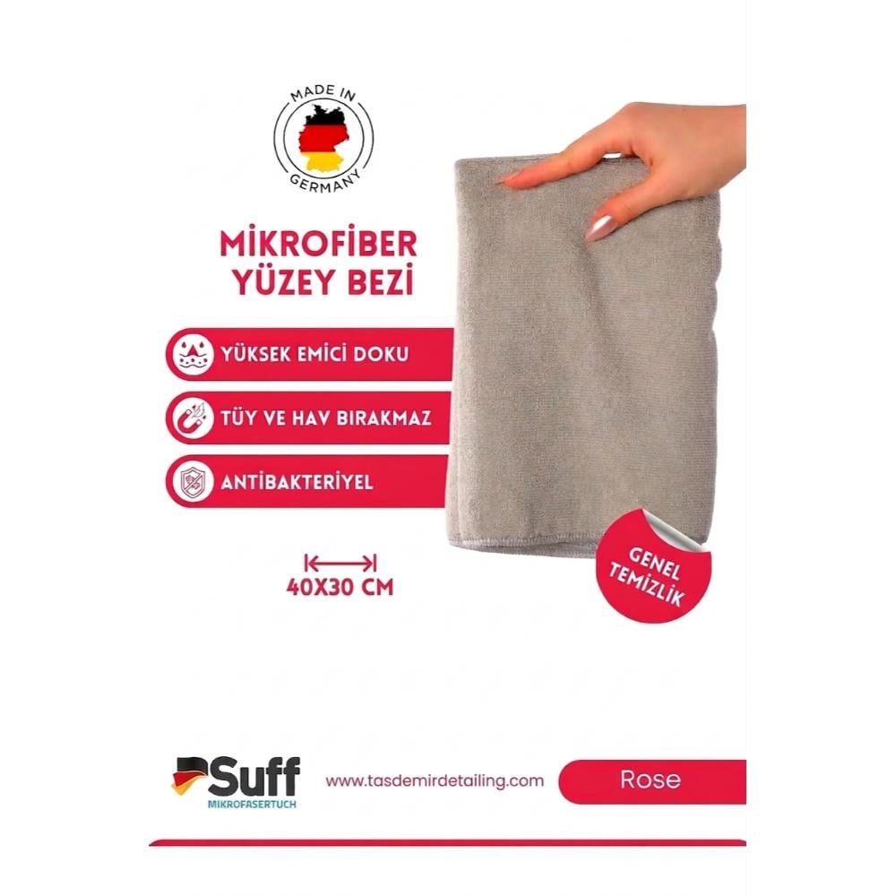 Suff Rose (Gül) Yüzey Bezi 40x30cm - 4'lü Set