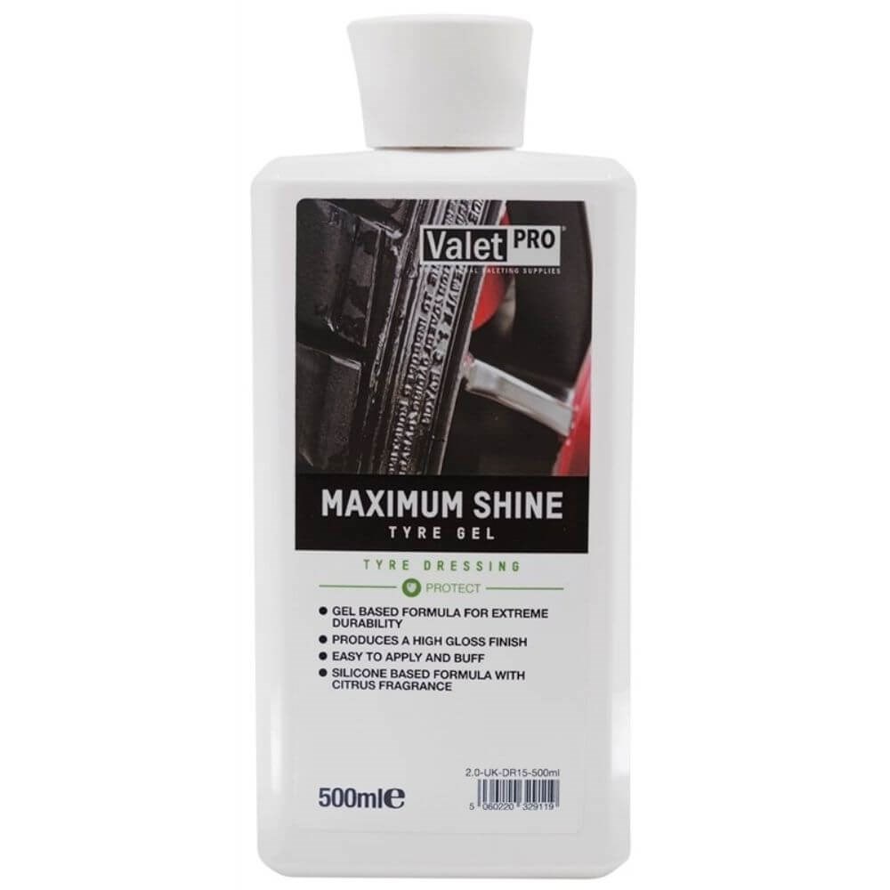 Valet Pro Maximum Shine Tyre Gel Lastik Parlatıcı Jel 500ml
