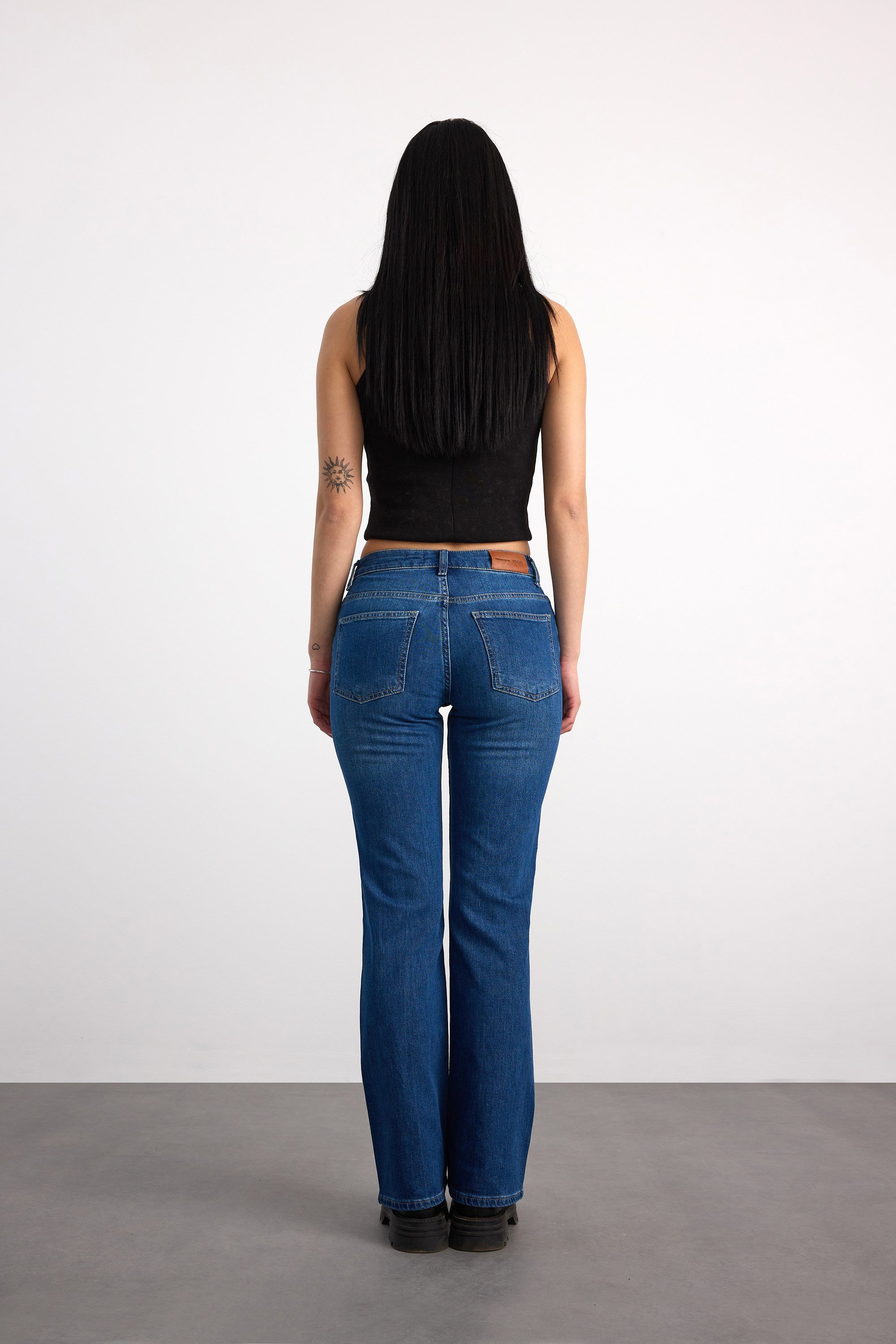24326-73603 KADIN BOOT CUT MID DENİM WAIST 24326-73603