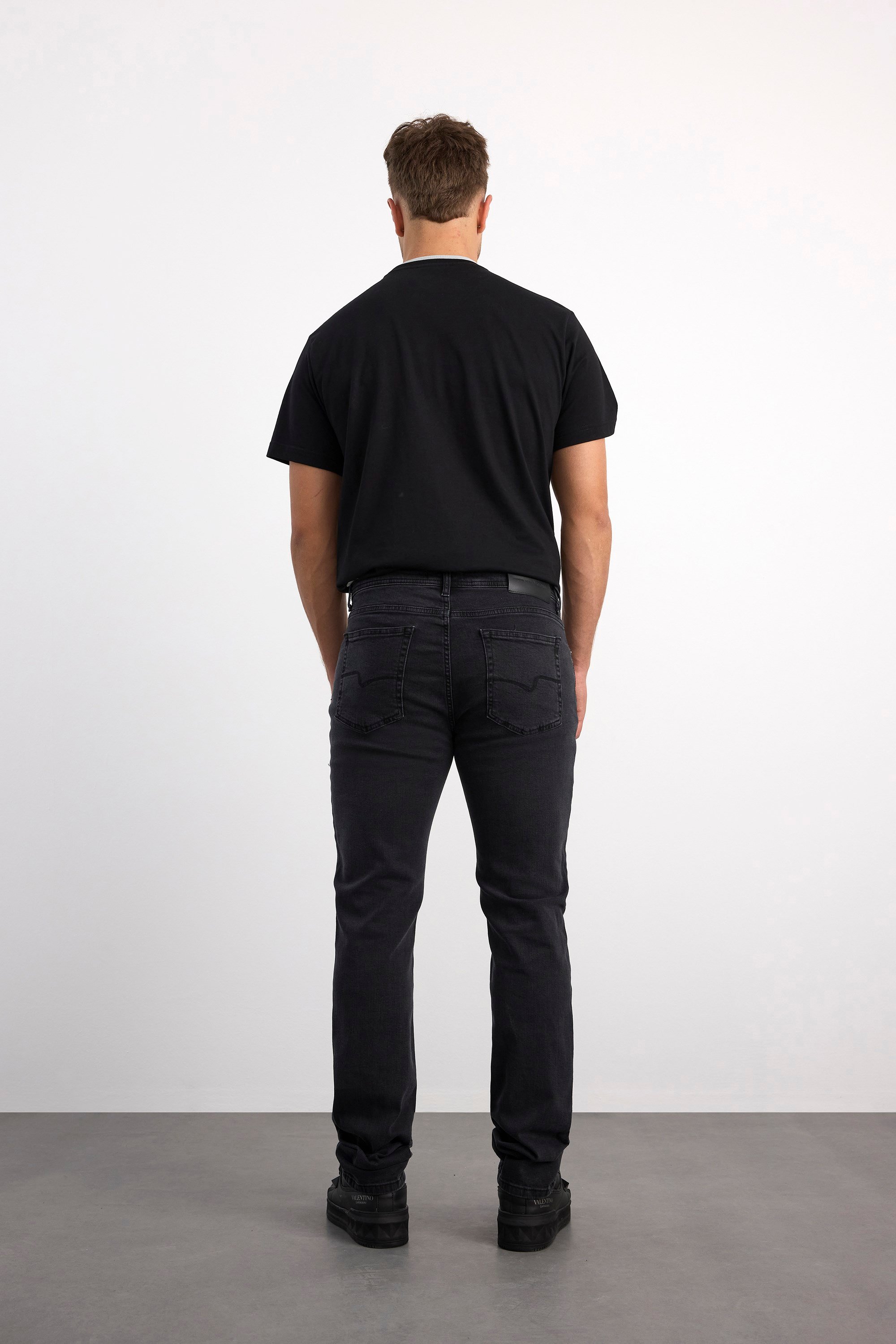 71991F-73599 ERKEK STRAIGHT FIT MID RISE DENİM PANTOLON 71991F-73599