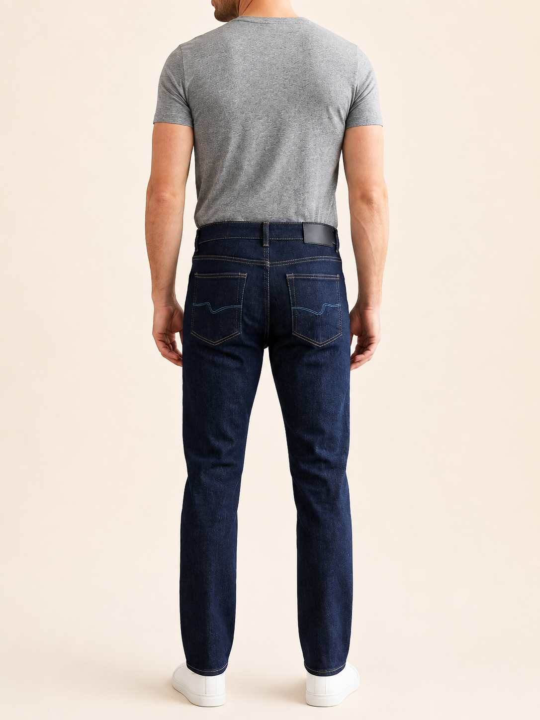 71991F-73604 ERKEK STRAIGHT FIT MID RISE DENİM PANTOLON 71991F-73604