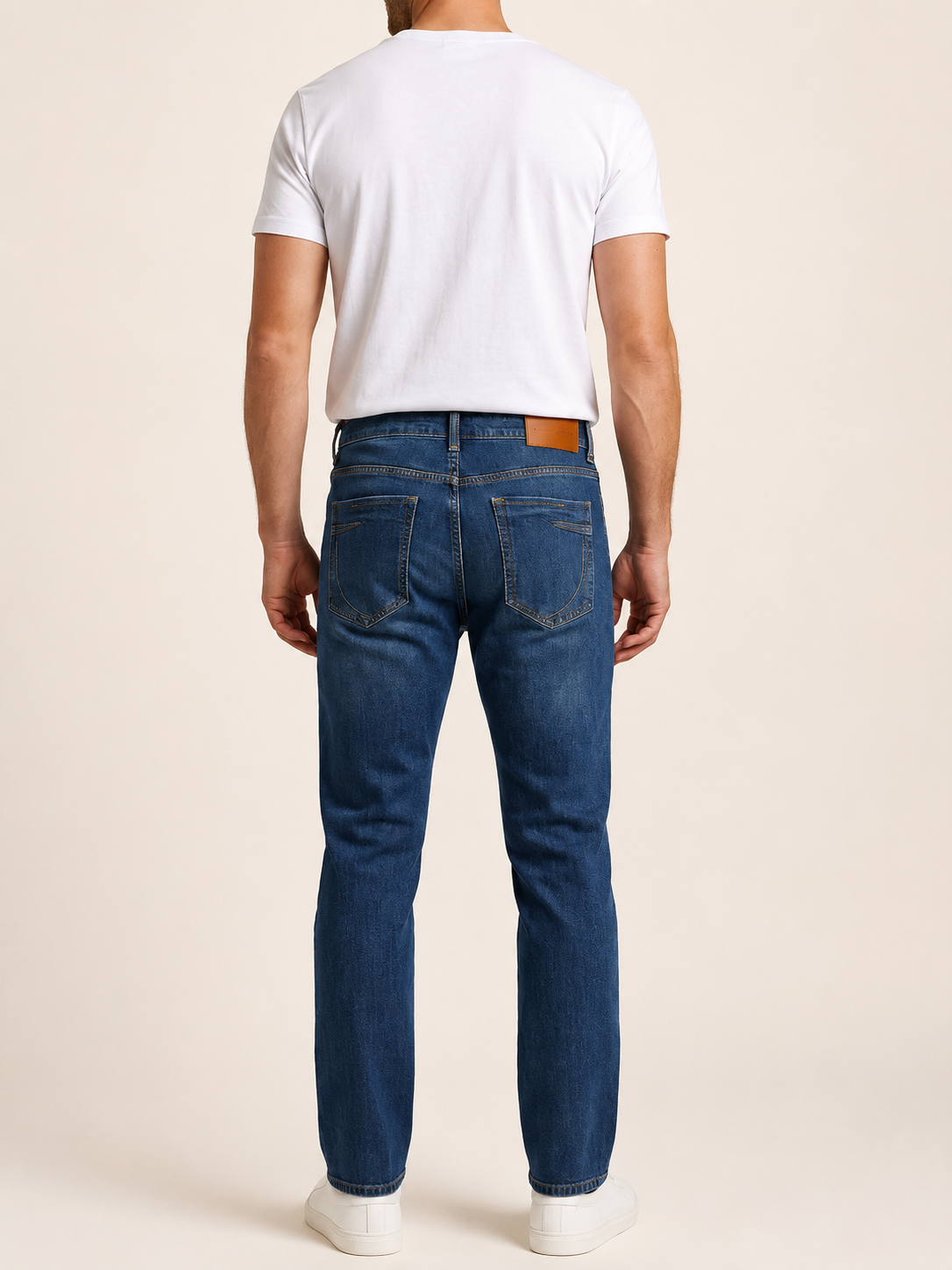 72595 73604  ERKEK COMFORD FİT MID RISE SLİM LEG DENİM PANTOLON 72595-73604